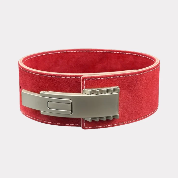 Momentum Powerlifting Lever Belts Red