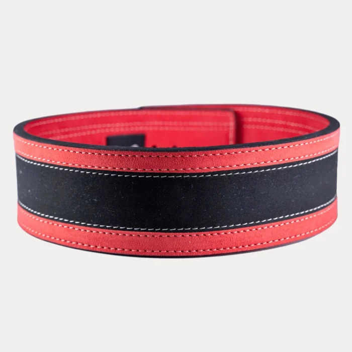 Kinetic Powerlifting Lever Belt Red Back